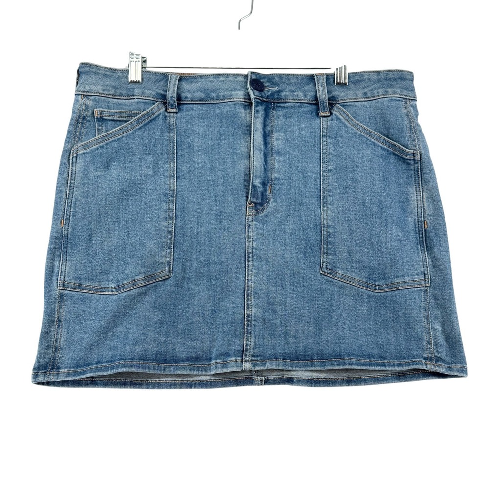 American Eagle Hi-Rise Mini Denim Skirt Womens 16 Streetwear Western Festival